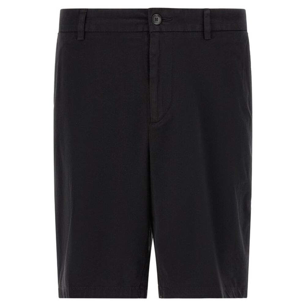 Hugo Boss Black Cotton Bermuda Men's Shorts